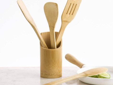 Spatule en bois accéssoires de cuisine (1)